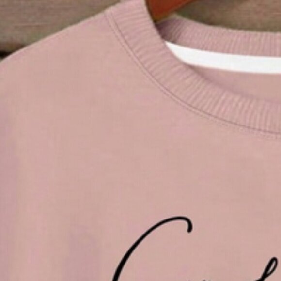 Casual Graohic Round Neck Hoodie - Picture 5 of 5